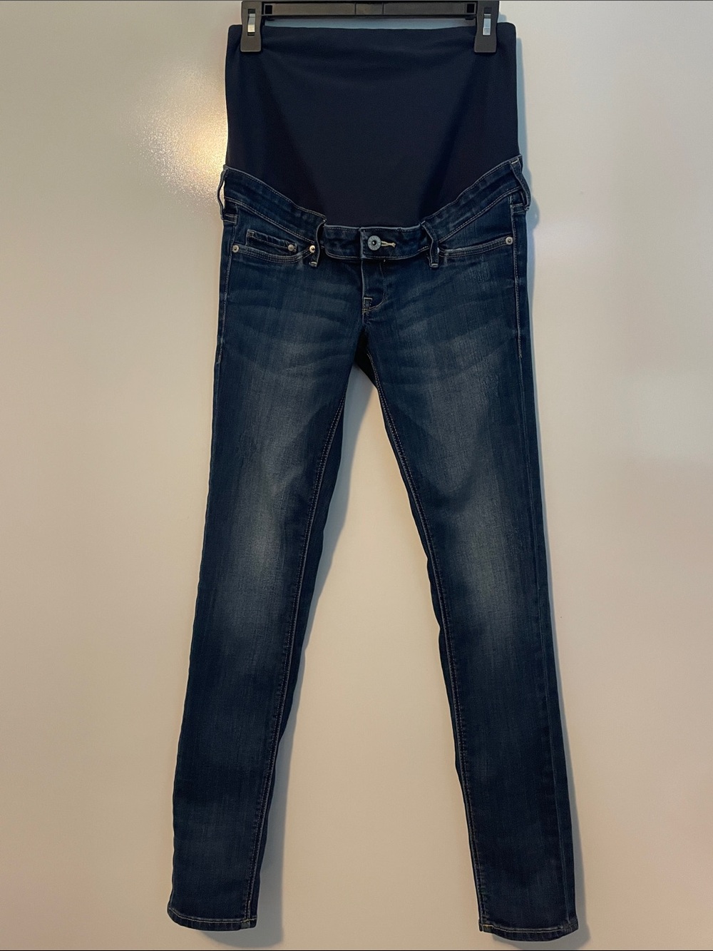 H&M Mama Skinny High Rib Maternity Jeans Size 8